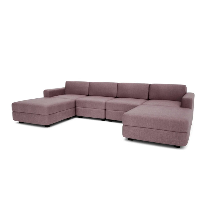 Divano Modulare GRACIA - Forma U 180x320x180 cm - Rosa Antico