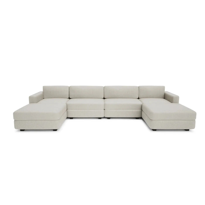 Divano Modulare GRACIA - Configurazione U 180x360x180 cm Beige