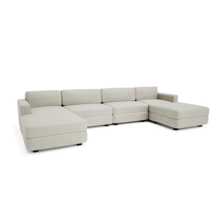 Divano Modulare GRACIA - Configurazione U 180x360x180 cm Beige