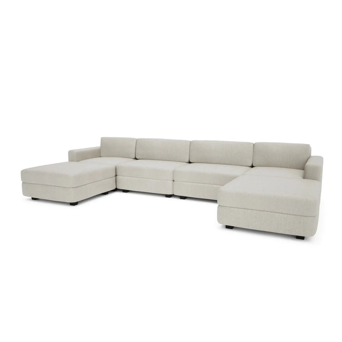 Divano Modulare GRACIA - Configurazione U 180x360x180 cm Beige
