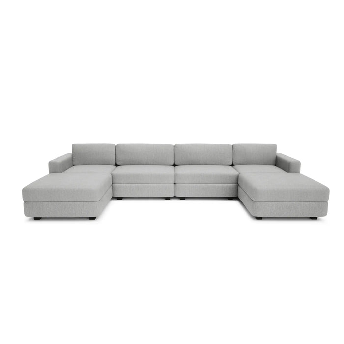 Divano Modulare GRACIA U-shape 180x360x180 cm - Grigio