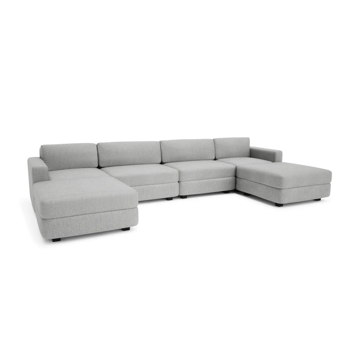 Divano Modulare GRACIA U-shape 180x360x180 cm - Grigio