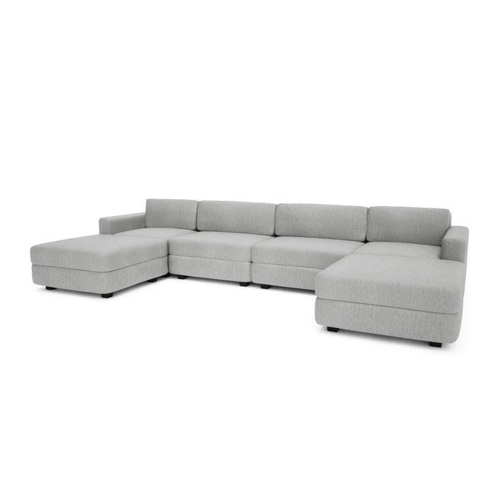 Divano Modulare GRACIA U-shape 180x360x180 cm - Grigio