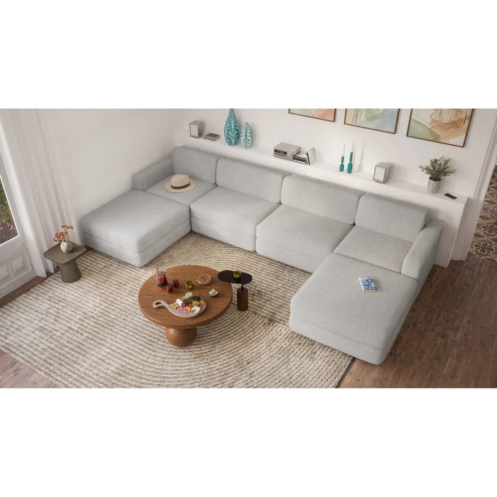 Divano Modulare GRACIA U-shape 180x360x180 cm - Grigio