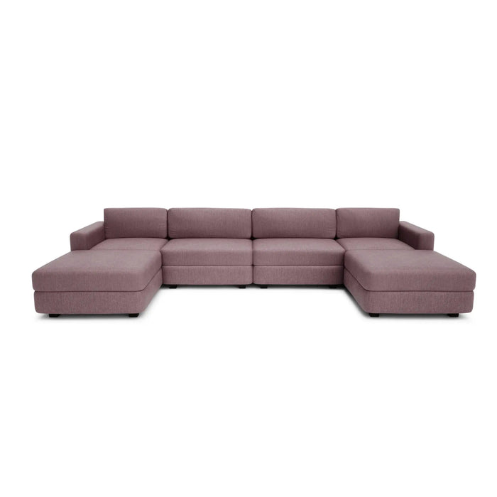 Divano Modulare GRACIA U-shape 180x360x180 cm - Rosa Antico