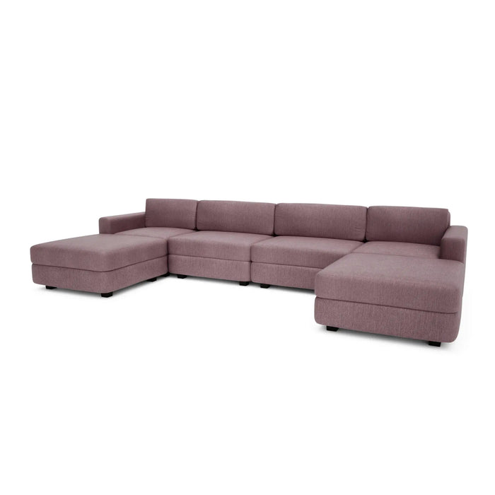 Divano Modulare GRACIA U-shape 180x360x180 cm - Rosa Antico