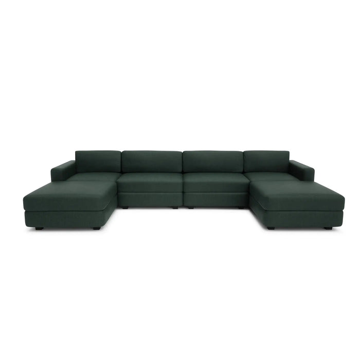 Divano Modulare GRACIA U-shape 180x360x180 cm - Verde