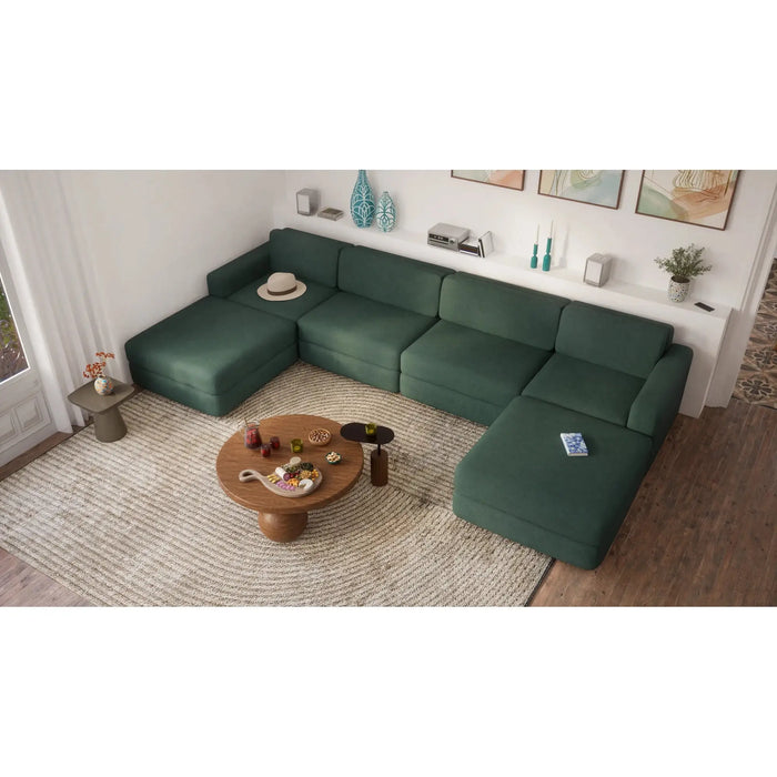 Divano Modulare GRACIA U-shape 180x360x180 cm - Verde