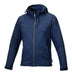 Giacca SoftShell Elias blu navy con cappuccio regolabile, tessuto tecnico, chiusura frontale con zip, ideale per lavoro all'aperto, SKU: SP/ELIAS-B-S
