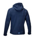 Retro della giacca SoftShell Elias blu navy con cappuccio, design ergonomico, tessuto resistente, perfetta per attività professionali, SKU: SP/ELIAS-B-S