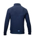 Retro della felpa Sparco Plata Blu navy con collo alto, design ergonomico, cuciture rinforzate, logo Sparco sul fondo, SKU: SP/PLATA-B-S