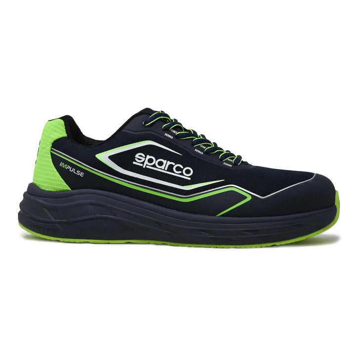 Scarpa Antinfortunistica Sparco Willen S1P Verde Fluo/Nero