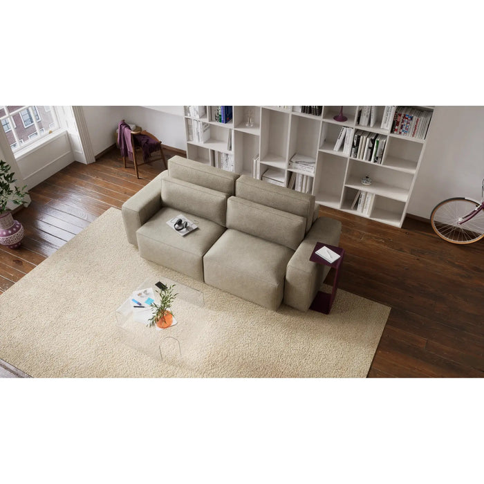 Divano Letto 3 Posti JORDAAN - Crema