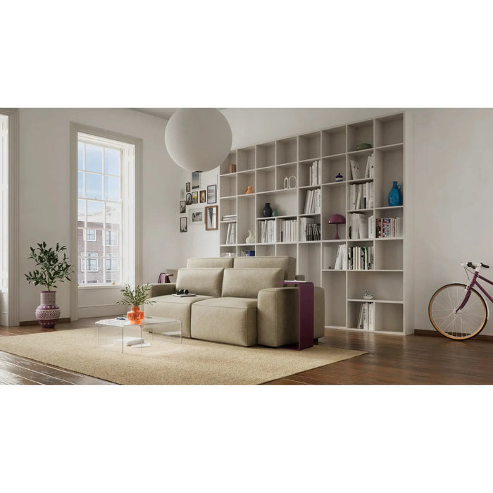 Divano Letto 3 Posti JORDAAN - Crema