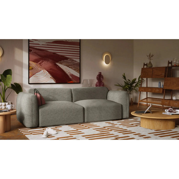 Divano Letto 3 Posti NORREBRO - Grigio