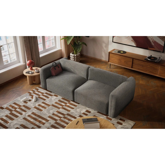 Divano Letto 3 Posti NORREBRO - Grigio