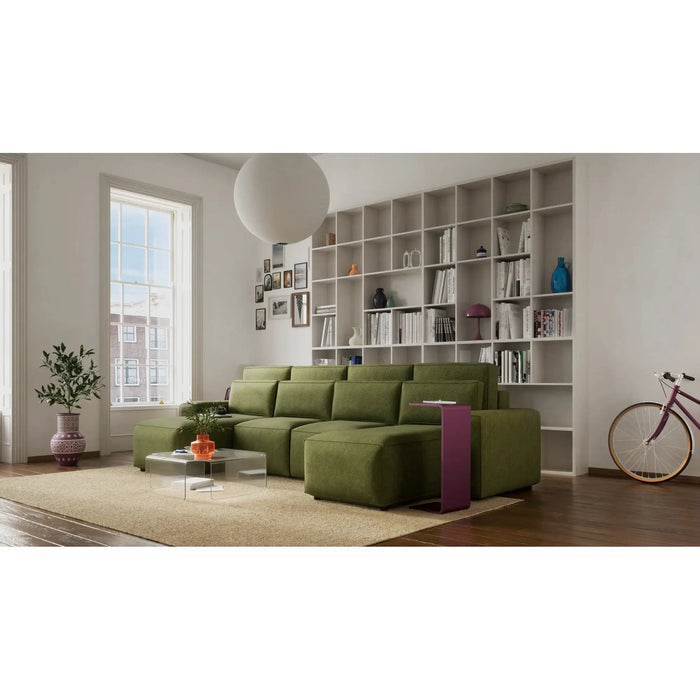 Divano Letto Angolare JORDAAN - Forma U - Khaki