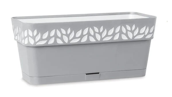 Fioriera Autoirrigante con Riserva d'Acqua per Balconi