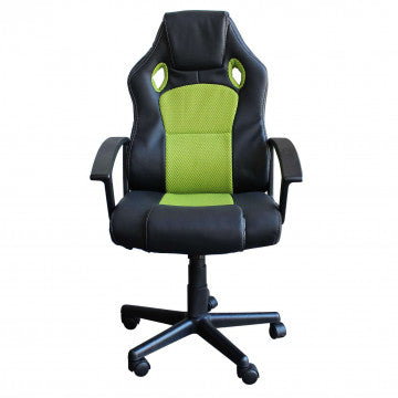 Poltrona gaming con struttura in poliuretano, dimensioni 61x65x104-113.5 cm