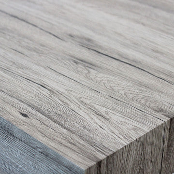Tavolo allungabile con piano in melaminico e struttura metallica 160/240x90