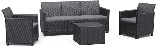 Salotto Claire Lounge grafite con cuscini Salotti Hobby Shop Solution   