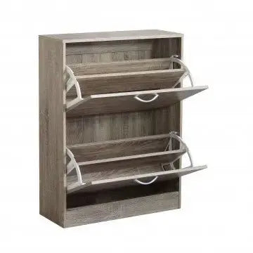 Scarpiera Sally Naturale: Legno, cm 60x24x80 Scarpiere e organizer per scarpe Hobby Shop Solution   