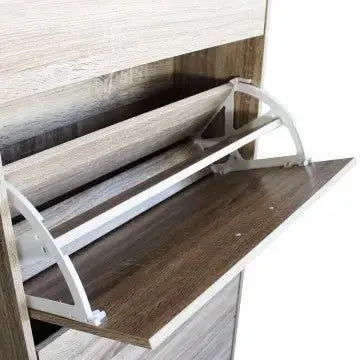 Scarpiera Sally Naturale: Legno, cm 60x24x80 Scarpiere e organizer per scarpe Hobby Shop Solution   