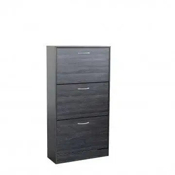 Scarpiera Vicky Grigio Scuro: Legno, cm 60x24x115 Scarpiere e organizer per scarpe Hobby Shop Solution   