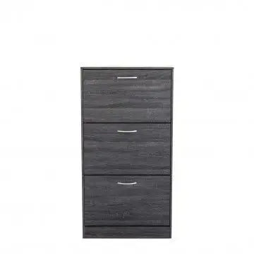 Scarpiera Vicky Grigio Scuro: Legno, cm 60x24x115 Scarpiere e organizer per scarpe Hobby Shop Solution   
