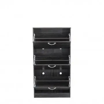 Scarpiera Vicky Grigio Scuro: Legno, cm 60x24x115 Scarpiere e organizer per scarpe Hobby Shop Solution   