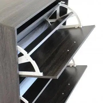 Scarpiera Vicky Grigio Scuro: Legno, cm 60x24x115 Scarpiere e organizer per scarpe Hobby Shop Solution   