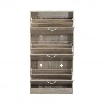 Scarpiera Vicky Naturale: Legno, cm 60x24x115 Scarpiere e organizer per scarpe Hobby Shop Solution   