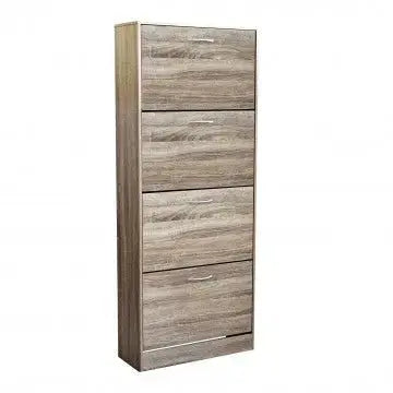 Scarpiera Wendy Naturale: Legno, cm 60x24x150 Scarpiere e organizer per scarpe Hobby Shop Solution   