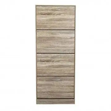 Scarpiera Wendy Naturale: Legno, cm 60x24x150 Scarpiere e organizer per scarpe Hobby Shop Solution   