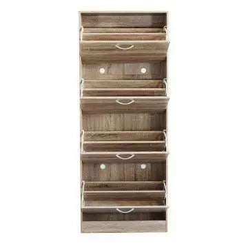 Scarpiera Wendy Naturale: Legno, cm 60x24x150 Scarpiere e organizer per scarpe Hobby Shop Solution   