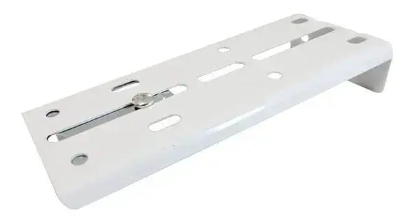 Supporto estensibile in metallo bianco per SCORRITENDA EASY CM.71-122, accessorio robusto per il fissaggio del binario a parete o soffitto.