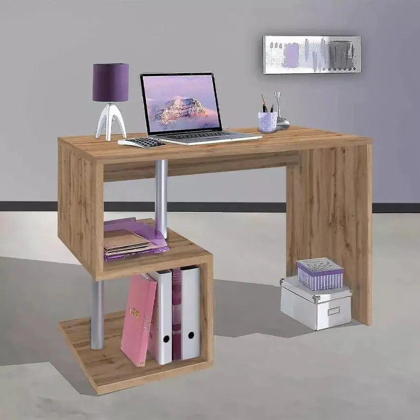 Tavolo Esse 2 Rovere 100 x 50 x 77,5 cm Scrivanie Italy Web forniture   