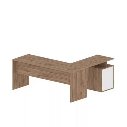 Scrivania Angolare New Selina 180-160 x 60 x 75 cm in Rovere Scrivanie Italy Web forniture   