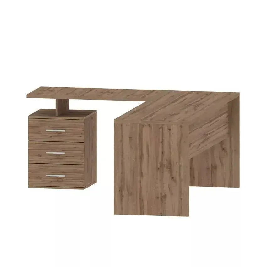 Scrivania Angolare New Selina 180-160 x 60 x 75 cm in Rovere Scrivanie Italy Web forniture   