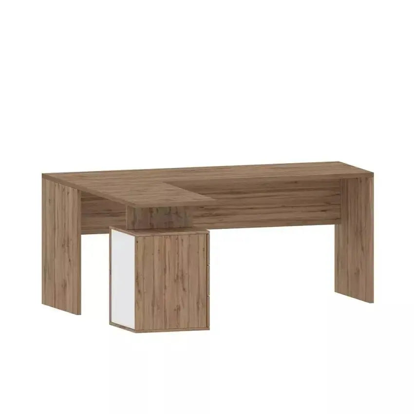 Scrivania Angolare New Selina 180-160 x 60 x 75 cm in Rovere Scrivanie Italy Web forniture   