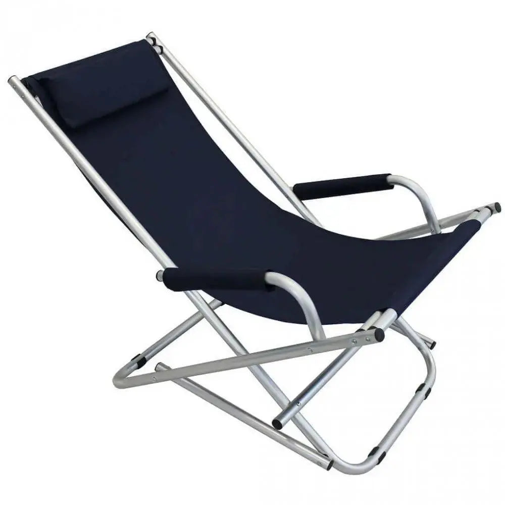 Sdraio Bascula Blu: Comodità e Relax in cm 66 x 55 x 74 h Spiaggine Hobby Shop Solution   