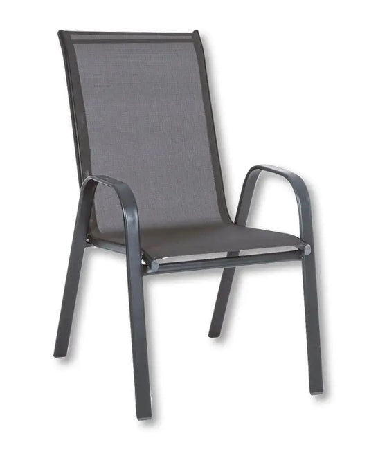 Sedia con braccioli Martinez antracite Sedie da giardino Hobby Shop Solution   