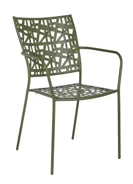 Sedia kelsie con braccioli diversi colori Sedie da giardino ANDREA BIZZOTTO VERDE  