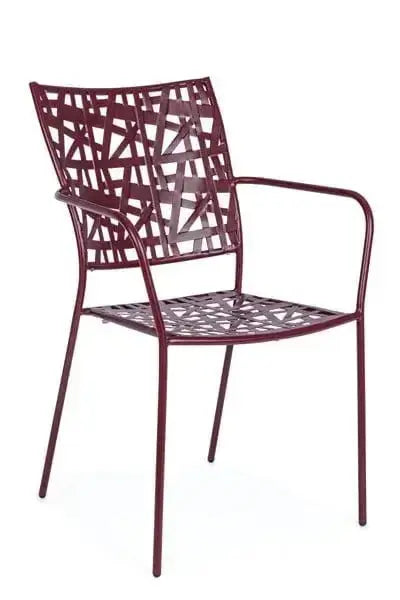Sedia kelsie con braccioli diversi colori Sedie da giardino ANDREA BIZZOTTO BORDEAUX  