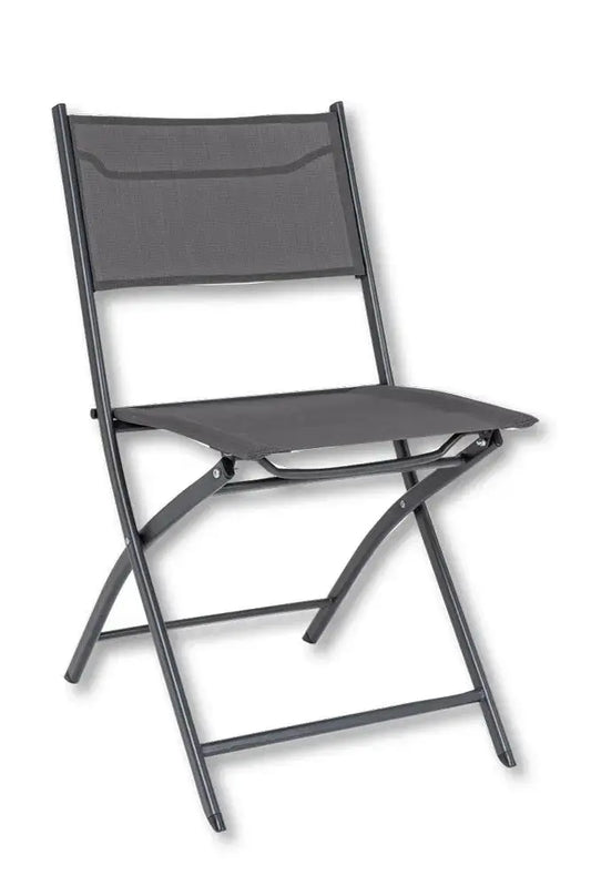 Sedia pieghevole Martinez antracite Sedie da giardino Hobby Shop Solution   