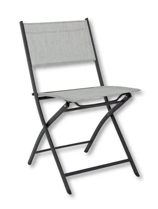 Sedia pieghevole Martinez grigio chiaro Sedie da giardino Hobby Shop Solution   