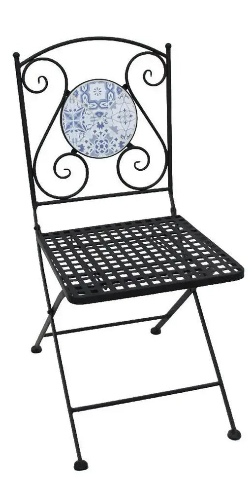 Sedie chiudibili mosaico Azulejos Sedie da giardino Hobby Shop Solution   
