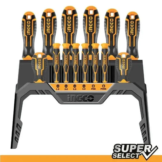 Set 14 cacciaviti croce-taglio-torx ingco Cacciaviti INGCO   