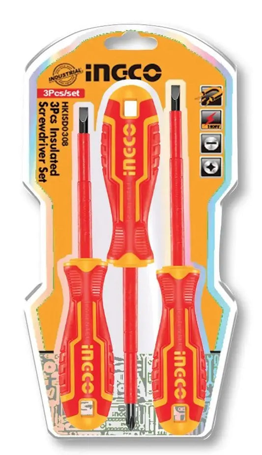 Set 3 cacciaviti isolati Ingco Cacciaviti Hobby Shop Solution   
