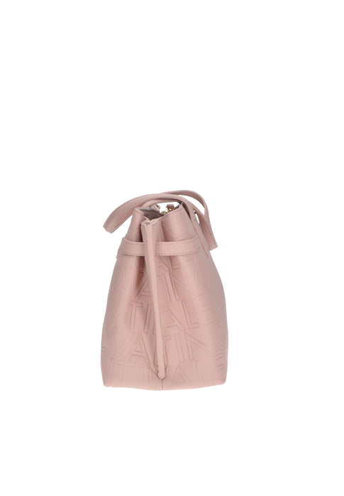 Borsa A Mano Pansy In Ecopelle Valentino Bags Con Chiusura Magnetica E Cerniera Due Tracolle 33x25x15 Cm